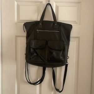 Valencia Holland Genuine Leather Convertible Backpack